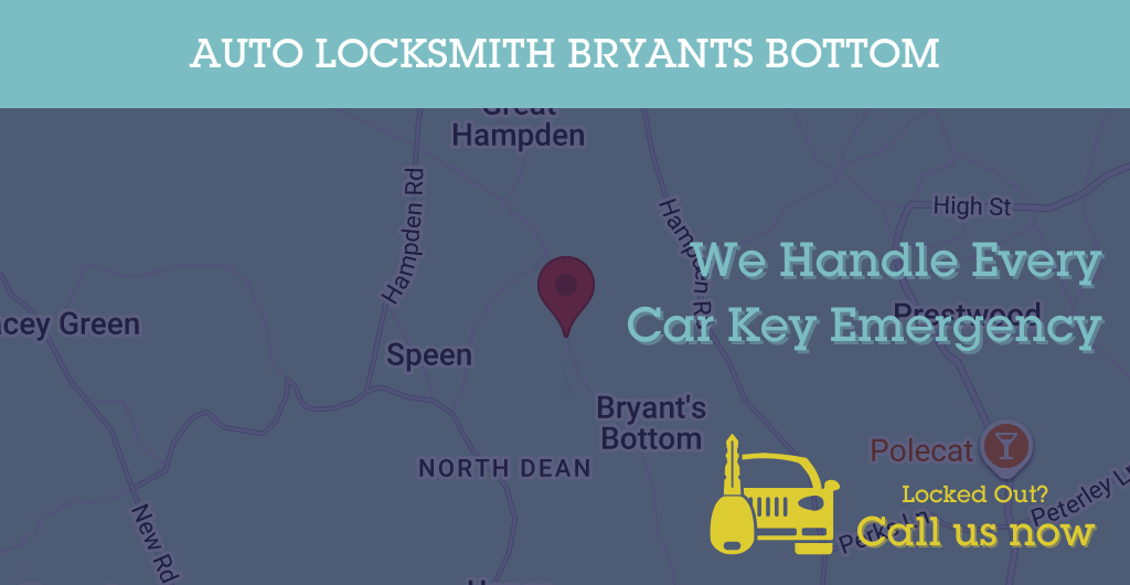 Auto Locksmith Services in Bryants Bottom - HP postcode