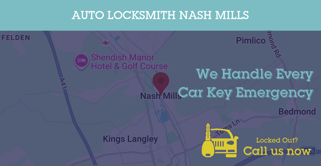 Auto Locksmith Services in Nash Mills - HP postcode